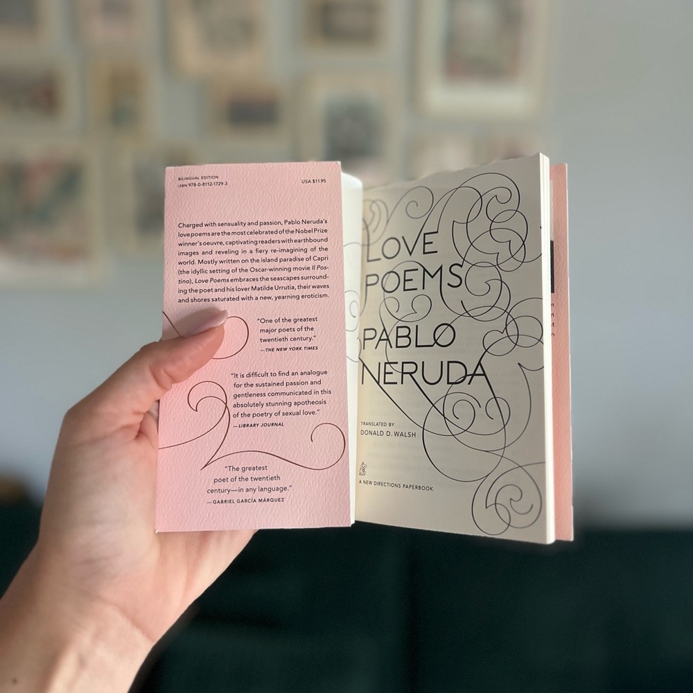 Love Poems by Pablo Neruda Bilingual Edition | Spanish & English | Brand New - Picture 2 of 5
